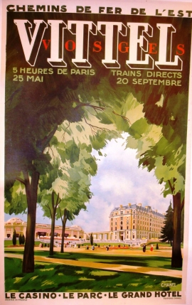 VITTEL LE CASINO – LE PARC – LE GRAND HOTEL CHEMINS DE FER DE L’EST